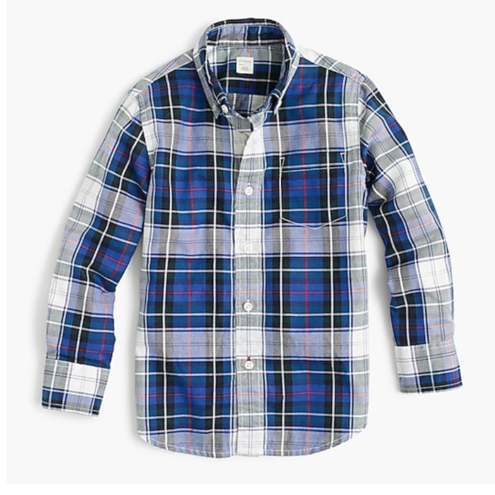Crewcuts Boys’ Oxford Shirt in Plaid 2T